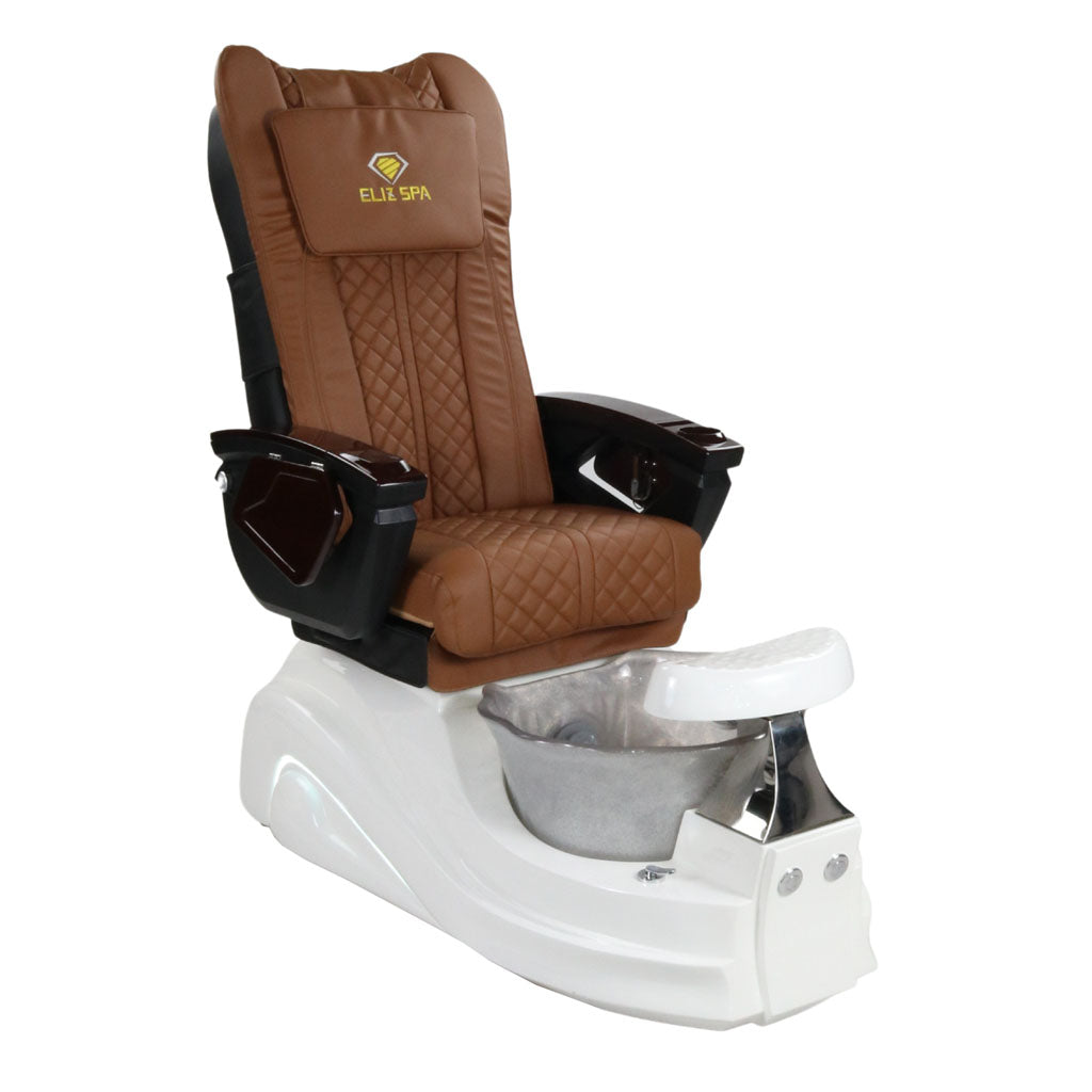 Pedicure Spa Chair - Frost Wood | Cappuccino | White Pedicure Chair