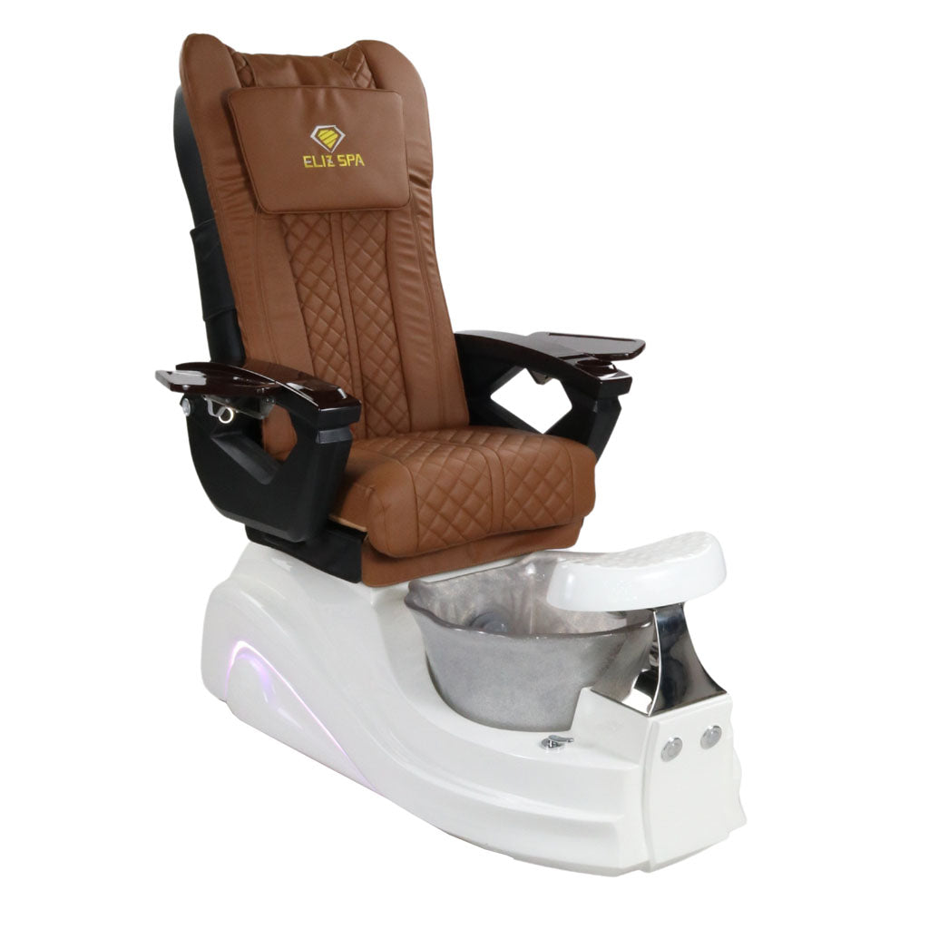 Pedicure Spa Chair - Frost Wood | Cappuccino | White Pedicure Chair