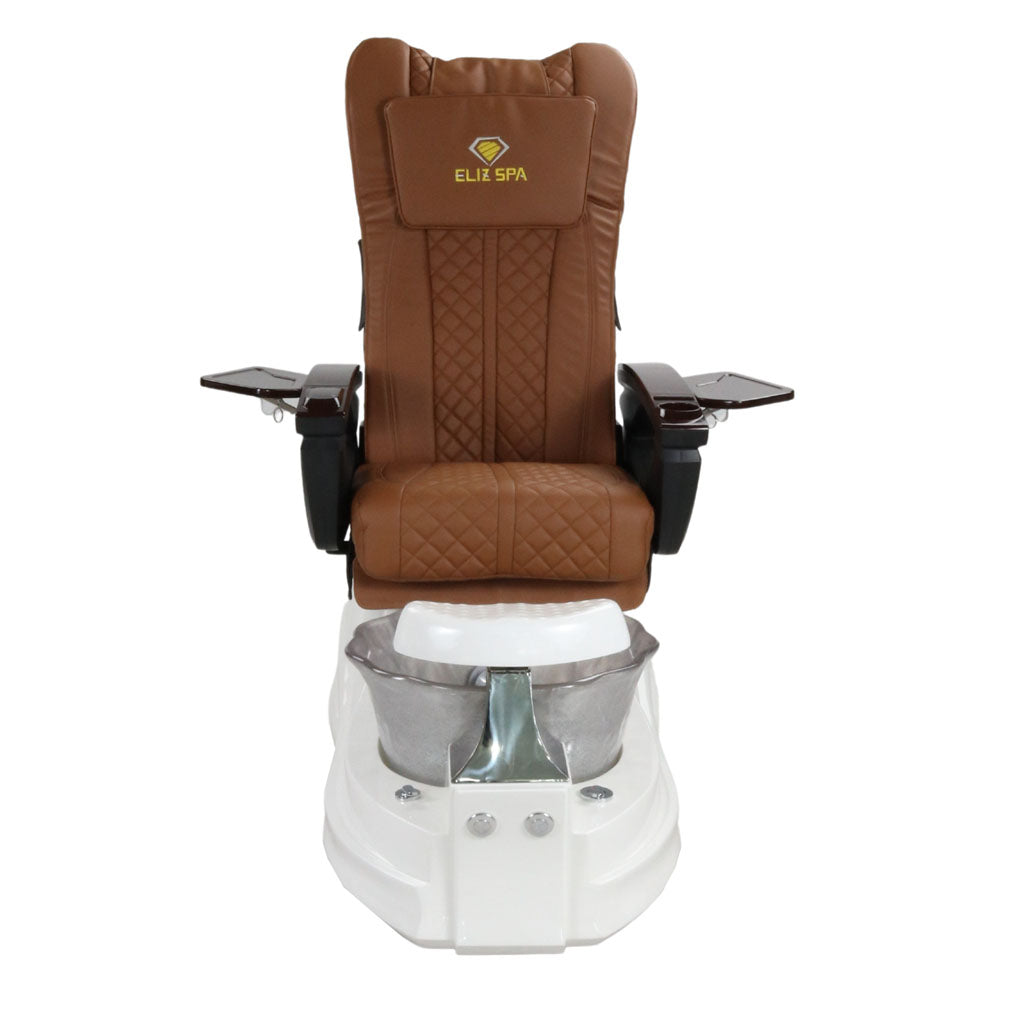 Pedicure Spa Chair - Frost Wood | Cappuccino | White Pedicure Chair