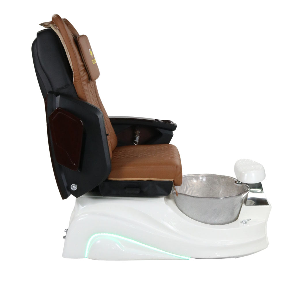 Pedicure Spa Chair - Frost Wood | Cappuccino | White Pedicure Chair