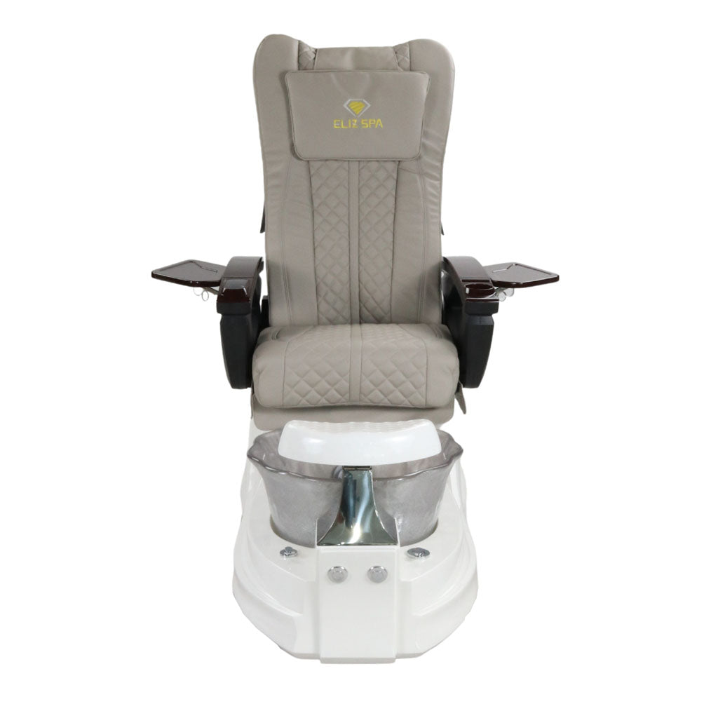 Pedicure Spa Chair - Frost Wood | Light Grey | White Pedicure Chair