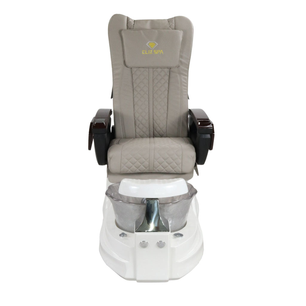 Pedicure Spa Chair - Frost Wood | Light Grey | White Pedicure Chair