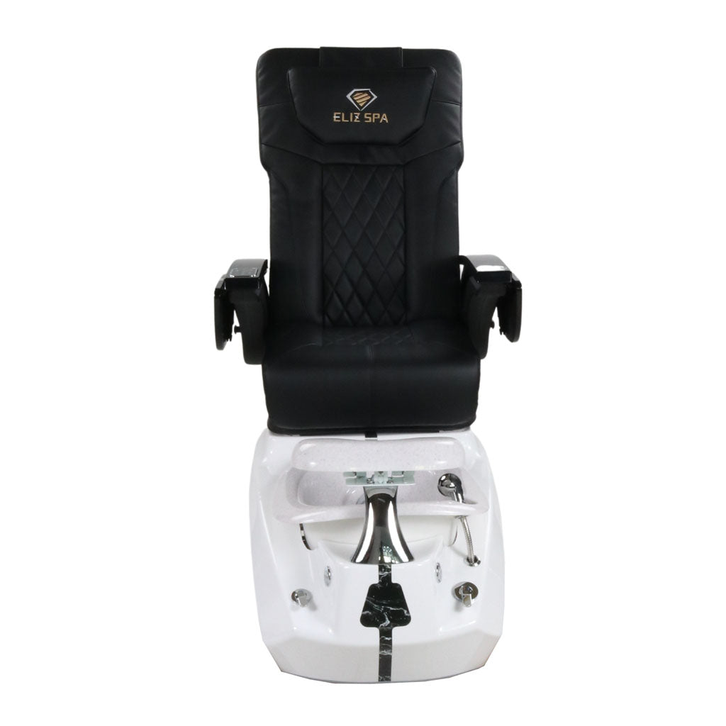 Pedicure Spa Chair - Zeta Black | Black | White Pedicure Chair
