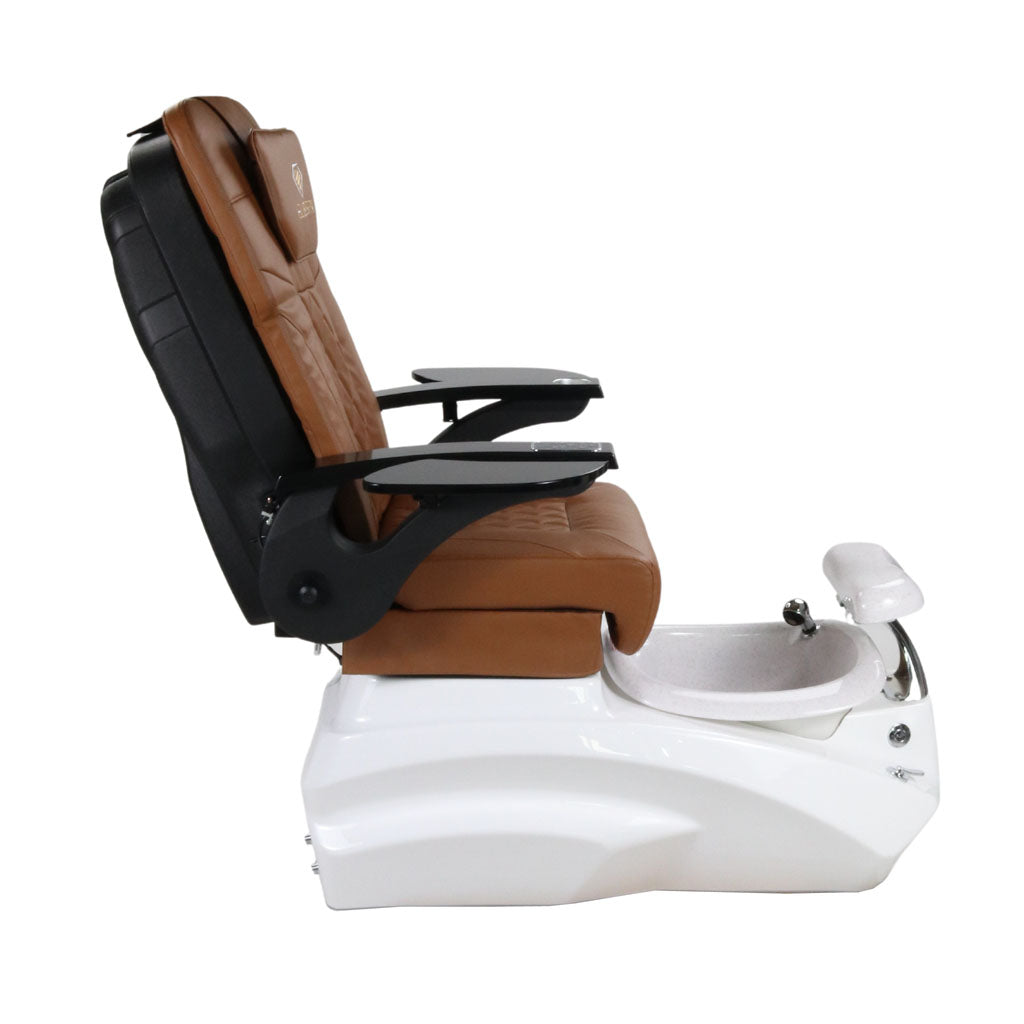 Pedicure Spa Chair - Zeta Black | Cappuccino | White Pedicure Chair
