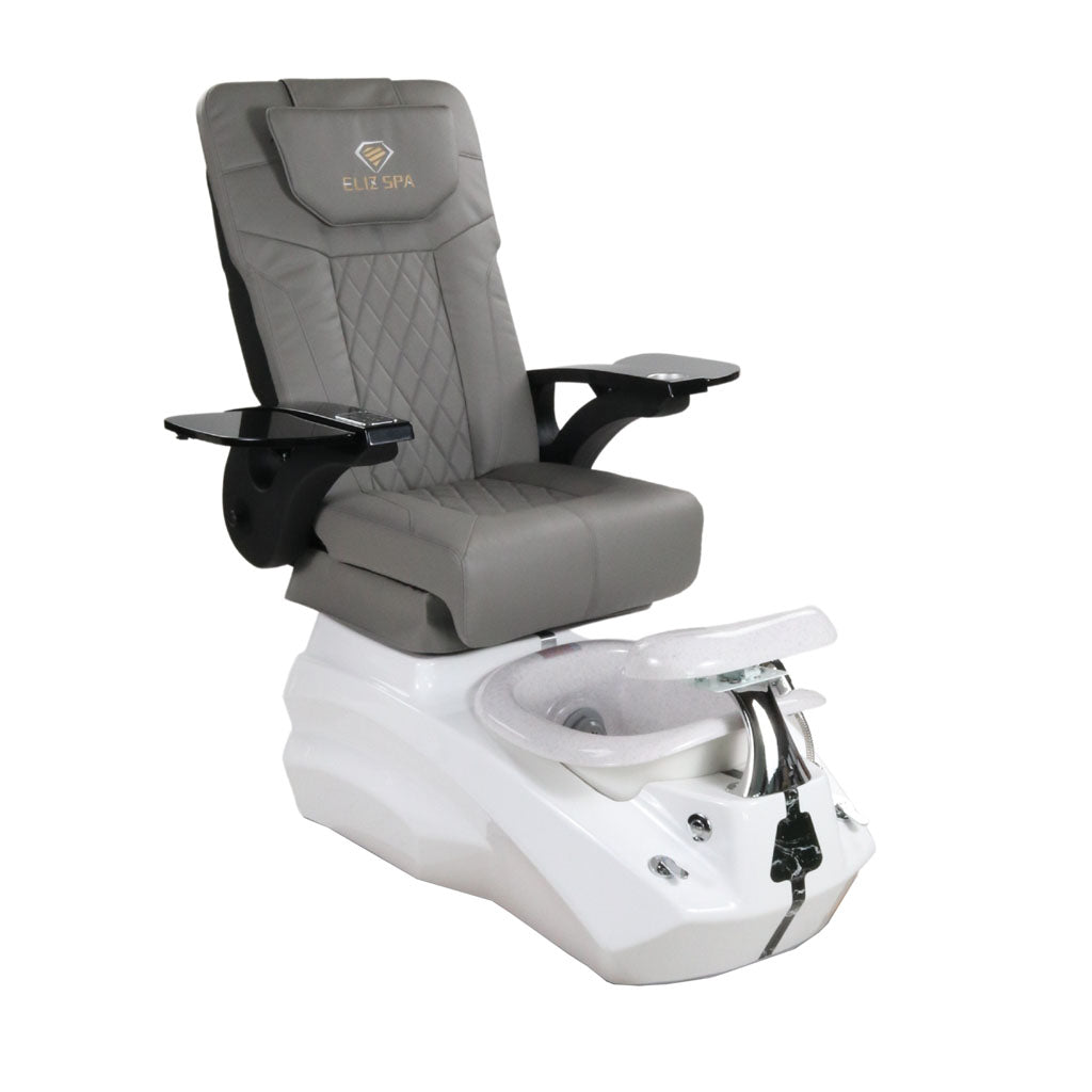 Pedicure Spa Chair - Zeta Black | Grey | White Pedicure Chair