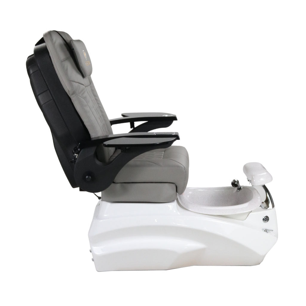Pedicure Spa Chair - Zeta Black | Grey | White Pedicure Chair