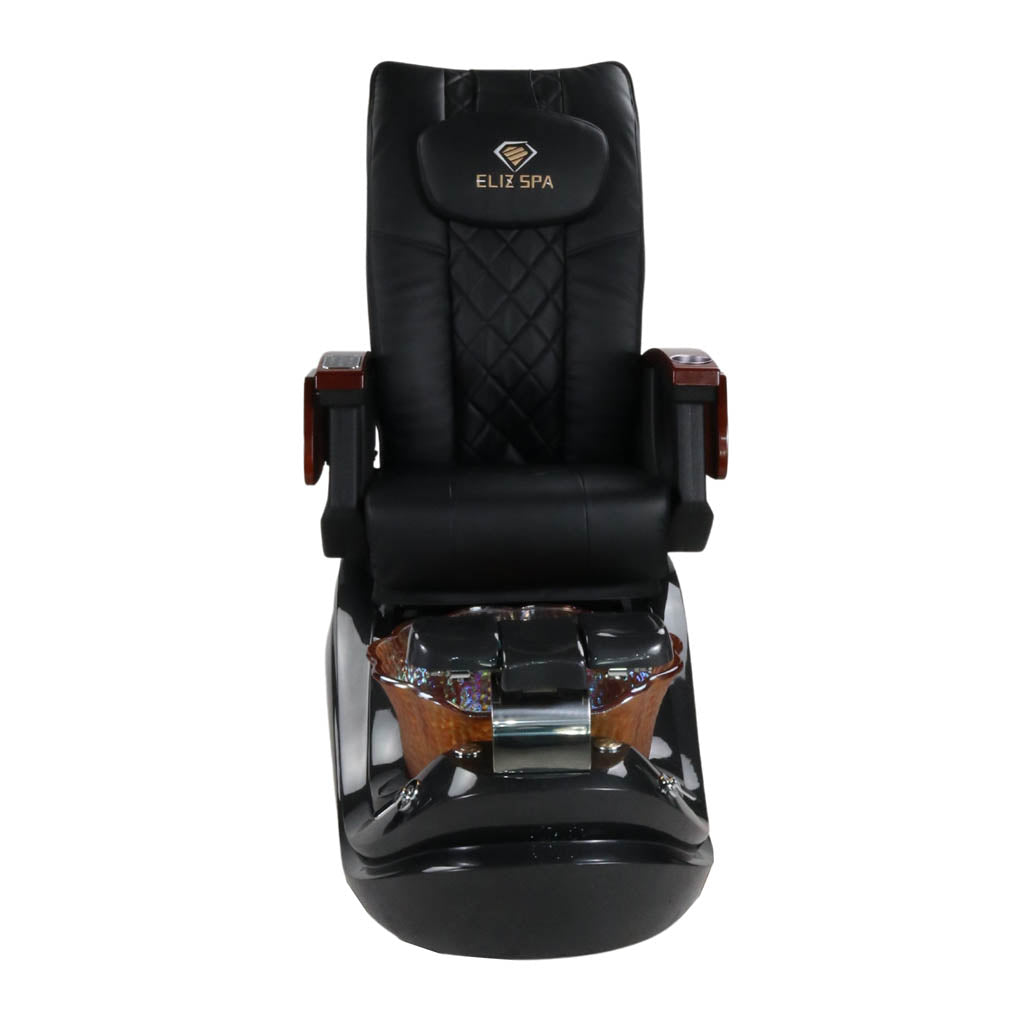 Pedicure Spa Chair - Phoenix Wood | Black | Black Pedicure Chair