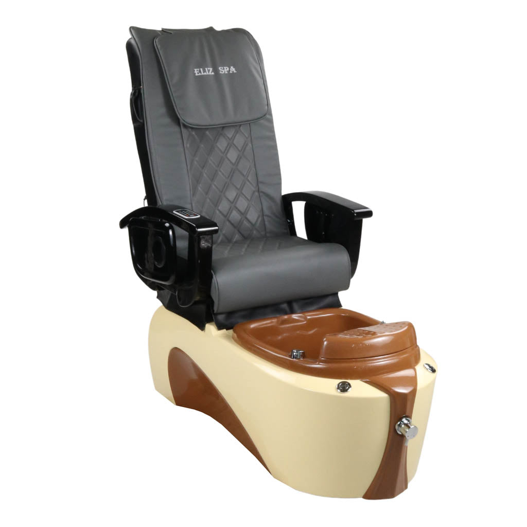 Pedicure Spa Chair - Toffee Black | Grey | Cream Pedicure Chair
