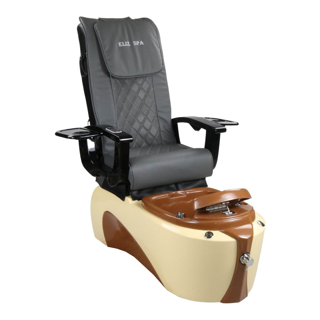 Pedicure Spa Chair - Toffee Black | Grey | Cream Pedicure Chair