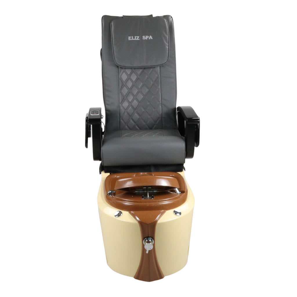 Pedicure Spa Chair - Toffee Black | Grey | Cream Pedicure Chair