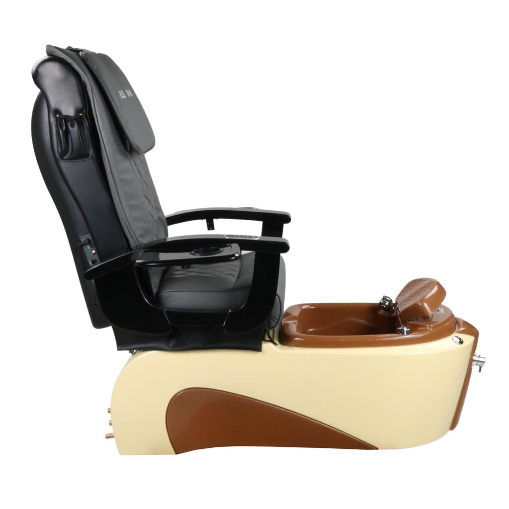 Pedicure Spa Chair - Toffee Black | Grey | Cream Pedicure Chair