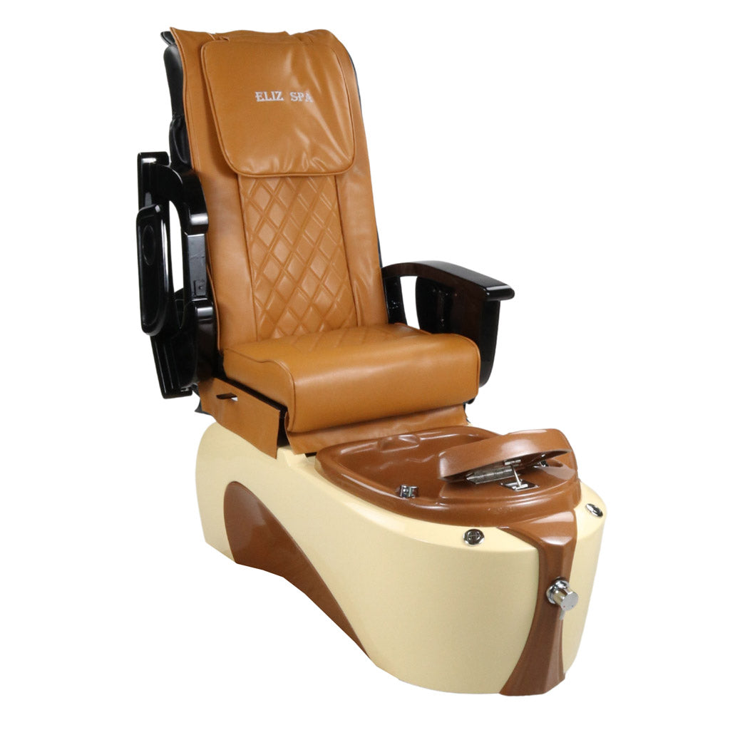 Pedicure Spa Chair - Toffee Black | Mustard | Cream Pedicure Chair