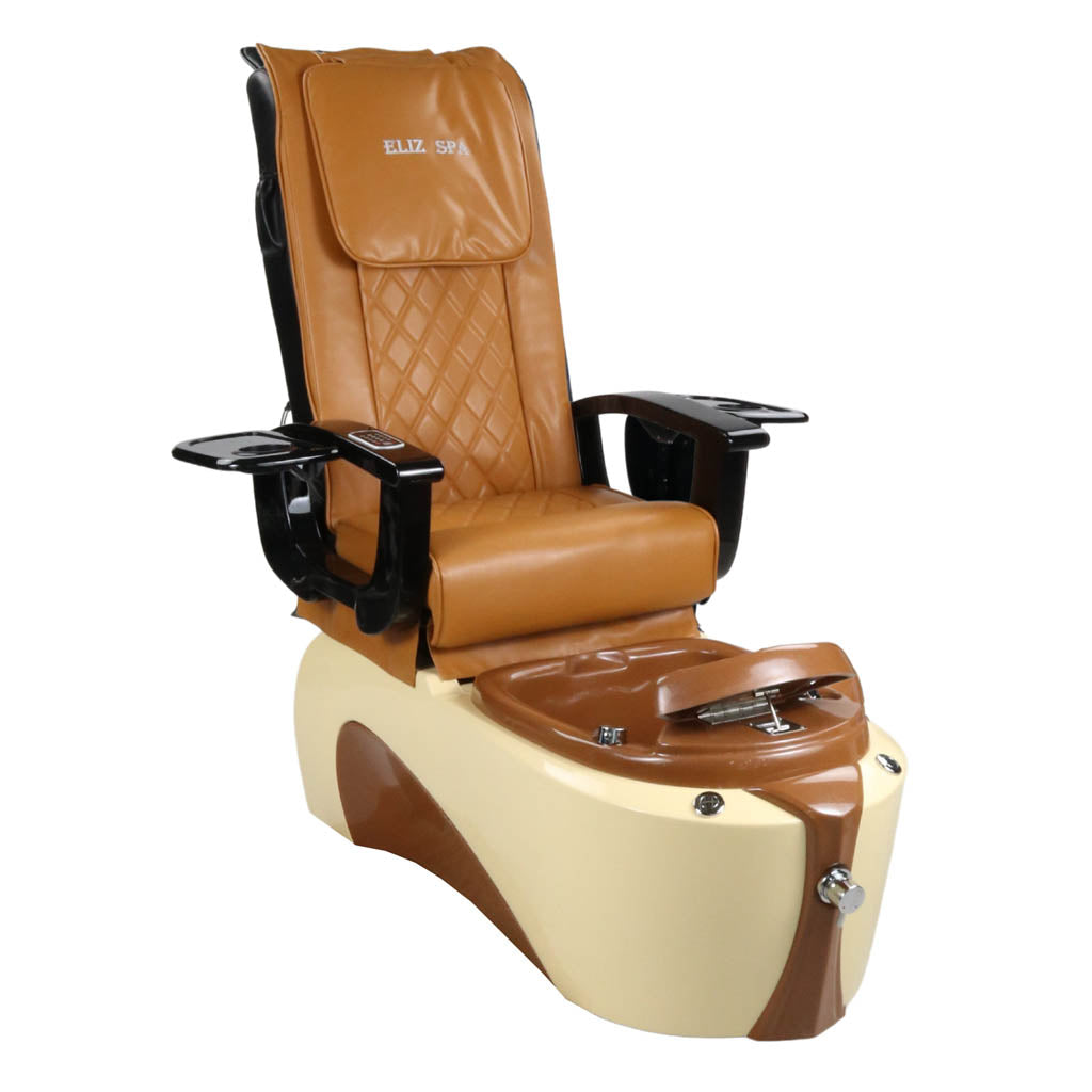Pedicure Spa Chair - Toffee Black | Mustard | Cream Pedicure Chair