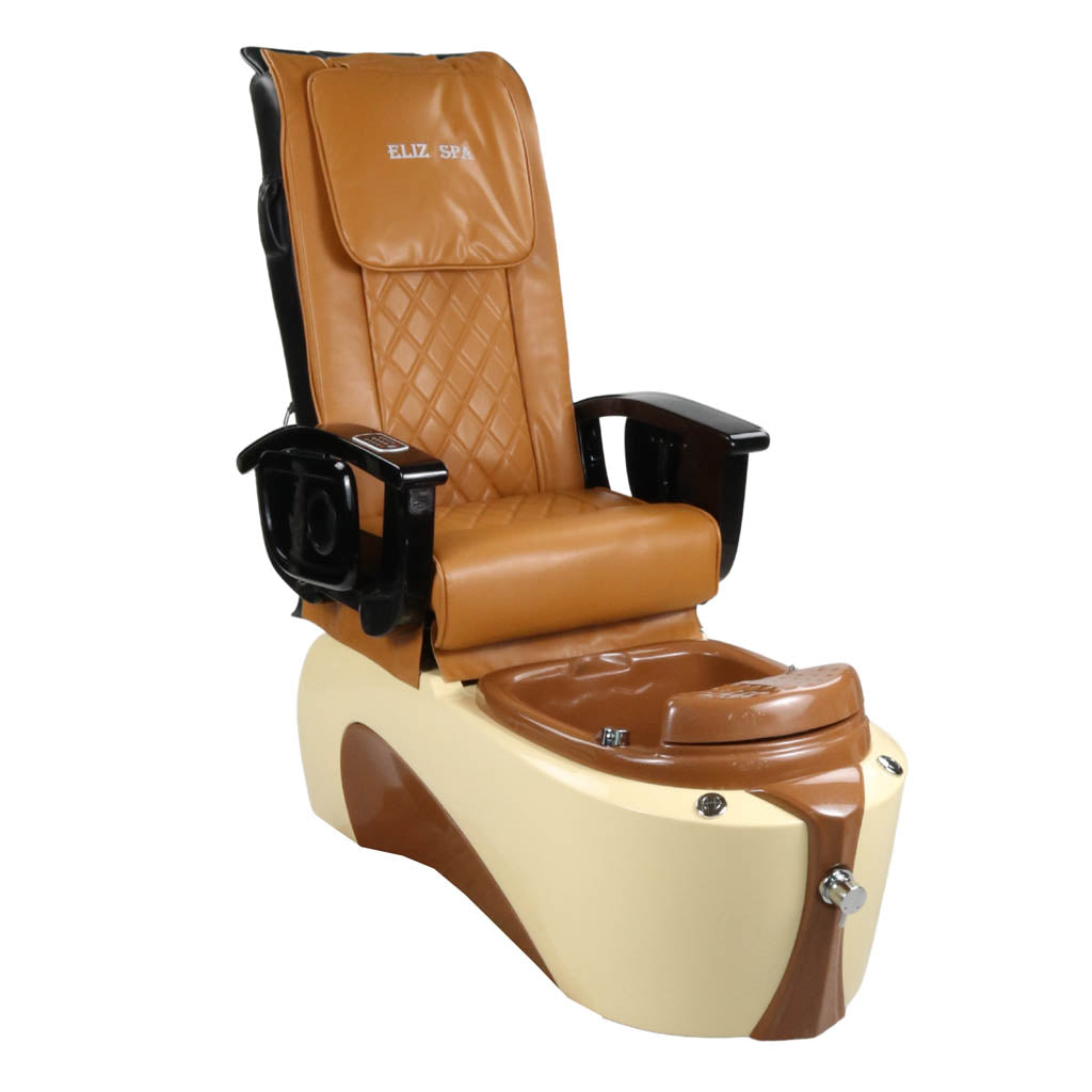 Pedicure Spa Chair - Toffee Black | Mustard | Cream Pedicure Chair