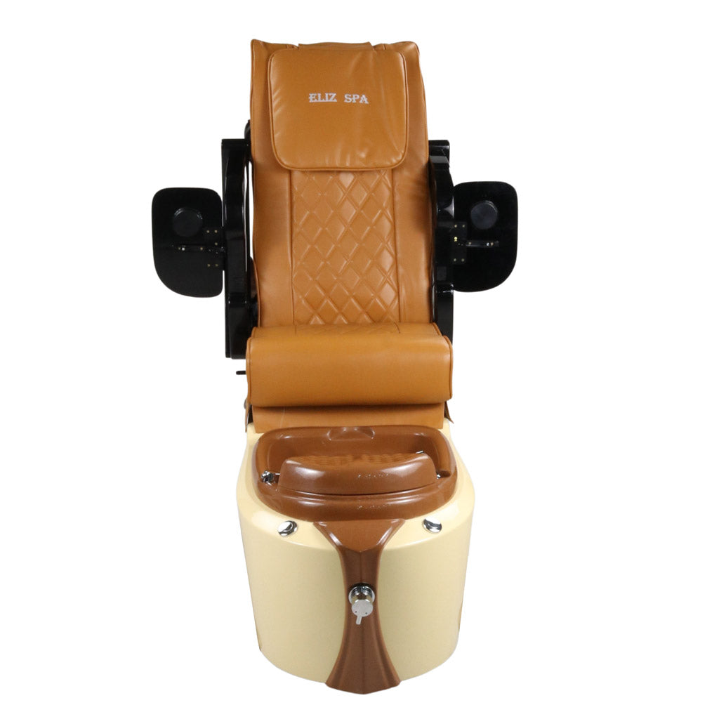 Pedicure Spa Chair - Toffee Black | Mustard | Cream Pedicure Chair