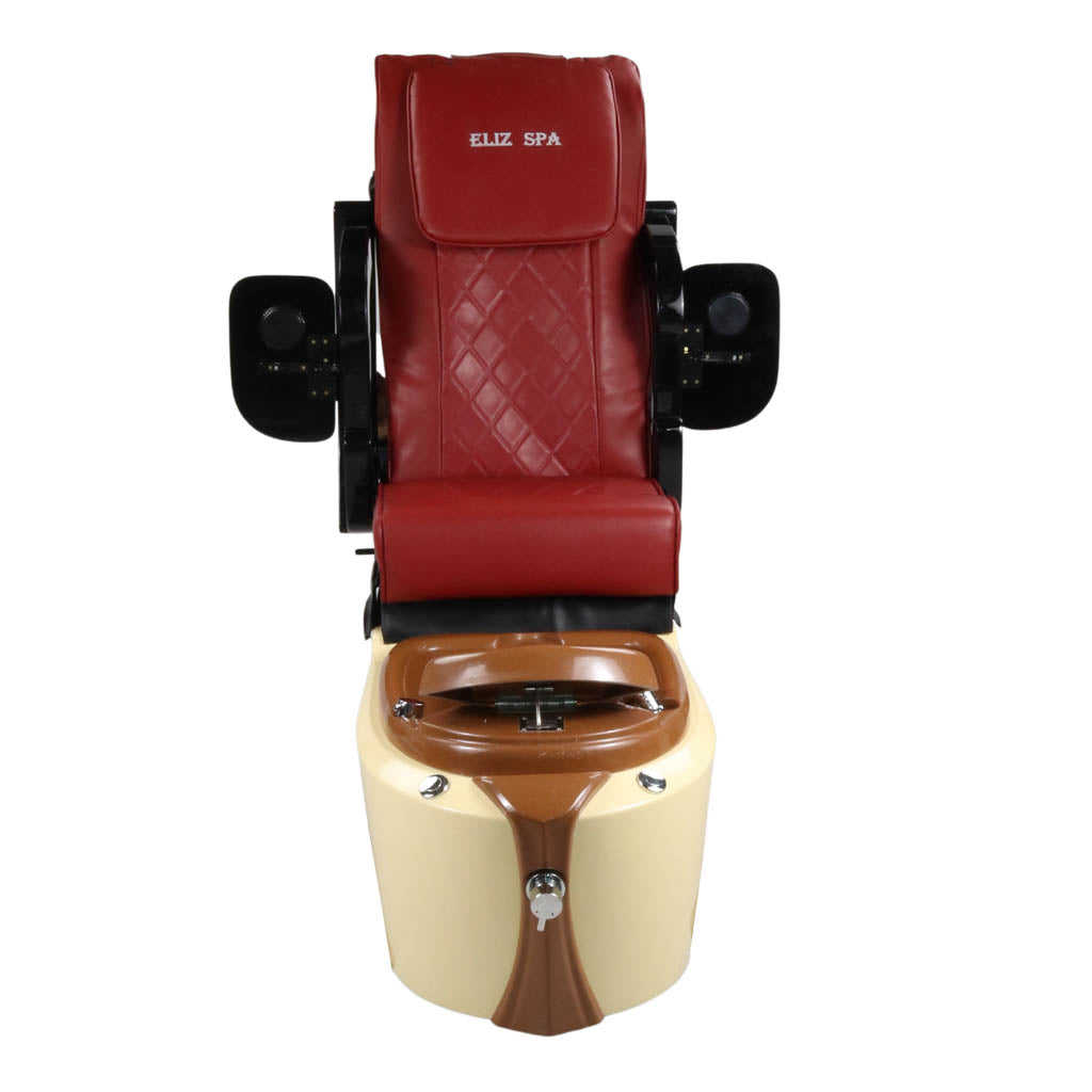 Pedicure Spa Chair - Toffee Black | Red | Cream Pedicure Chair