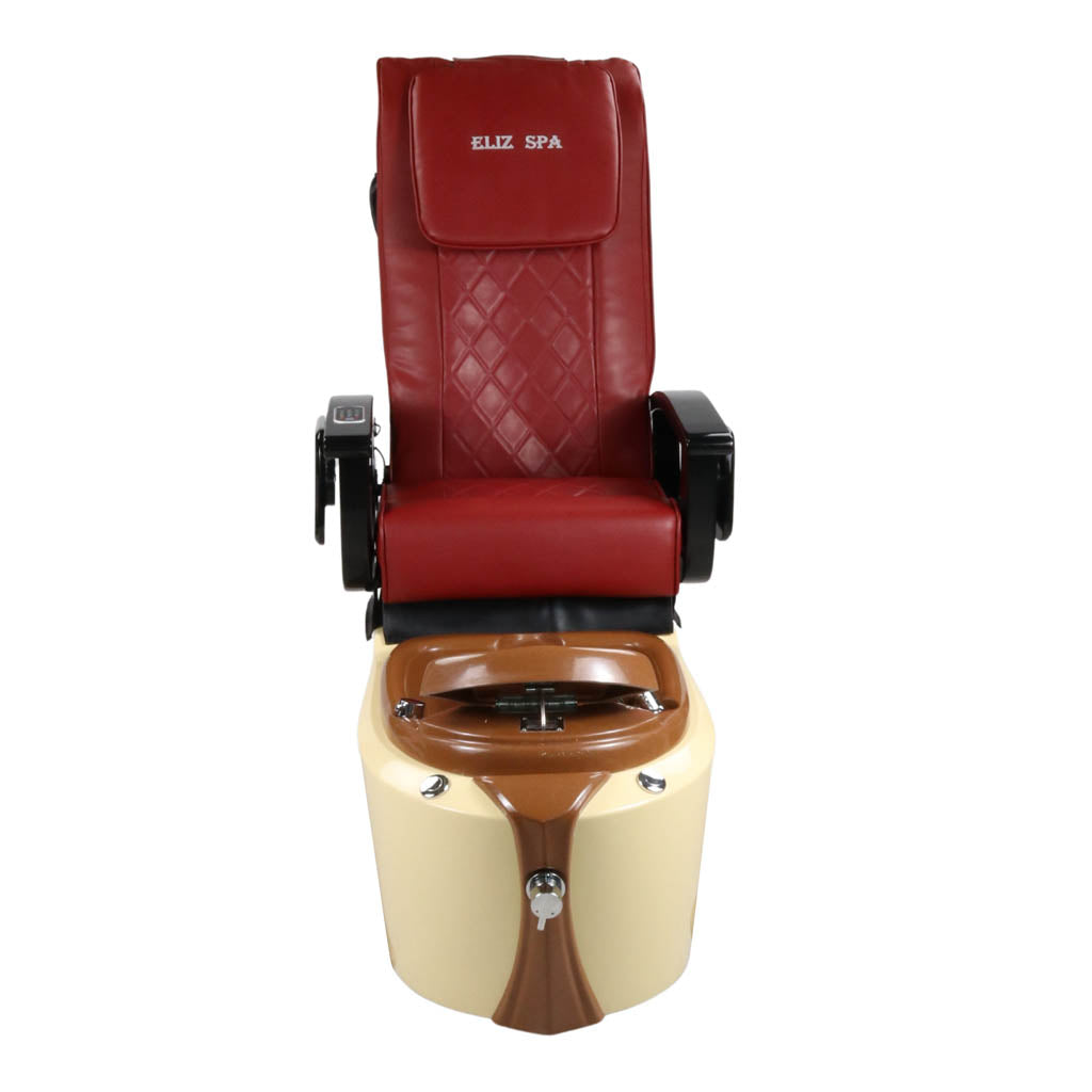 Pedicure Spa Chair - Toffee Black | Red | Cream Pedicure Chair