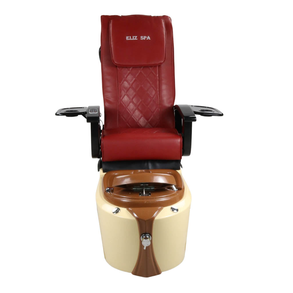 Pedicure Spa Chair - Toffee Black | Red | Cream Pedicure Chair
