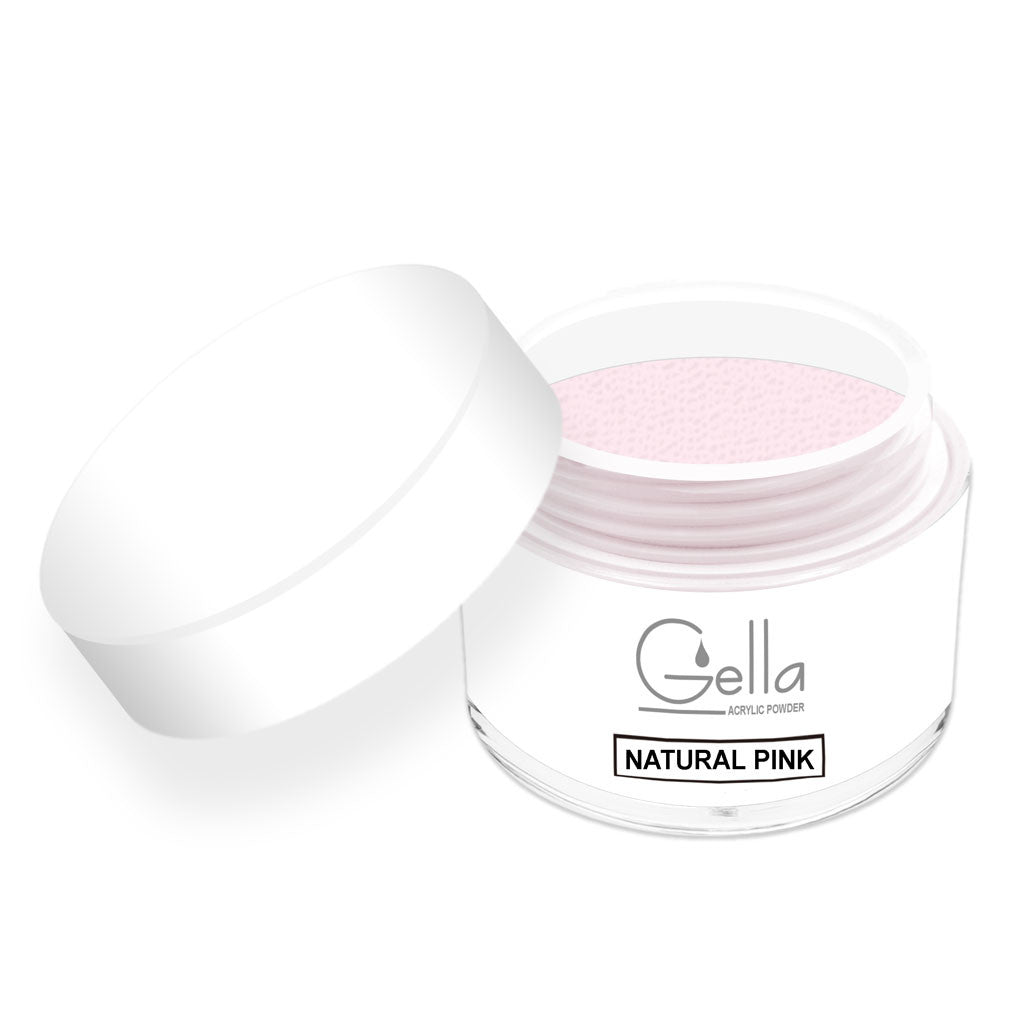 Gella Acrylic Powder - Natural Pink Diamond Nail Supplies