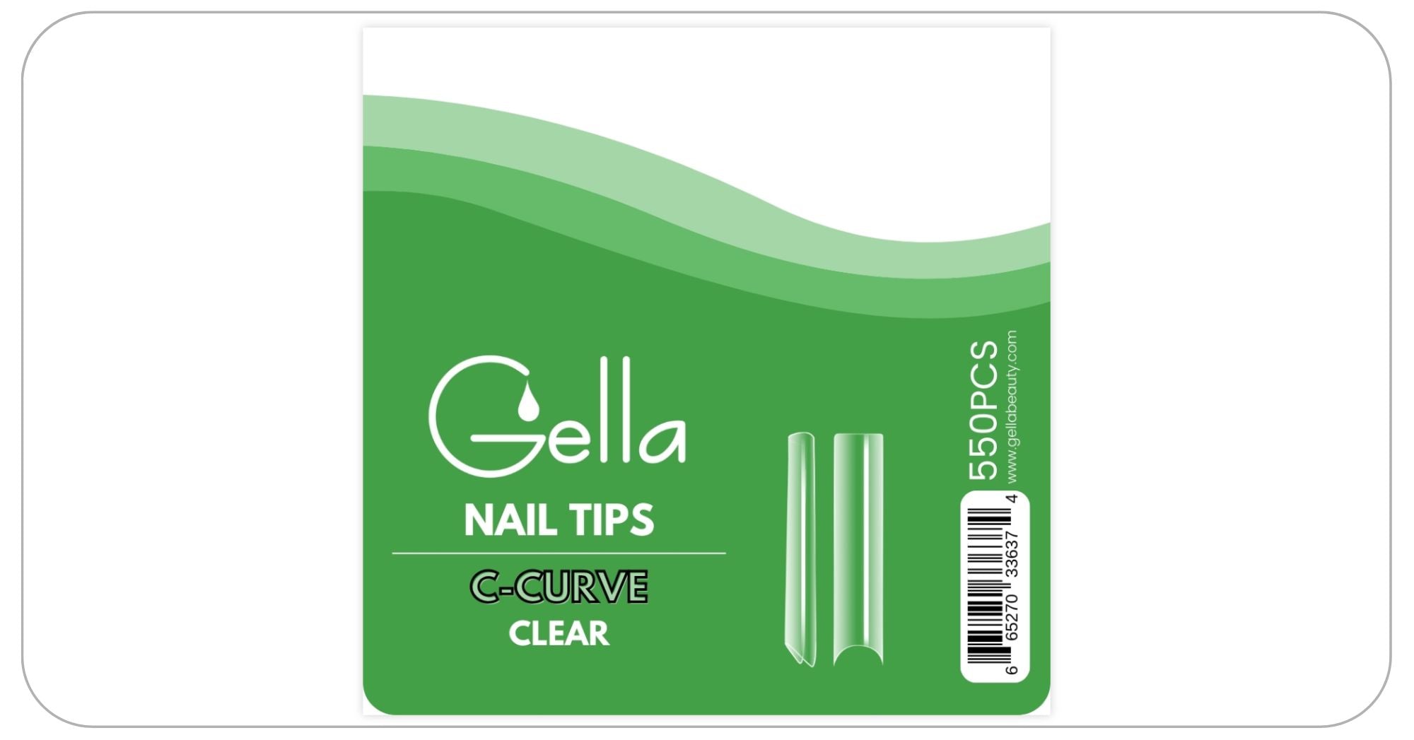 Nail Tips - C-Curve Clear