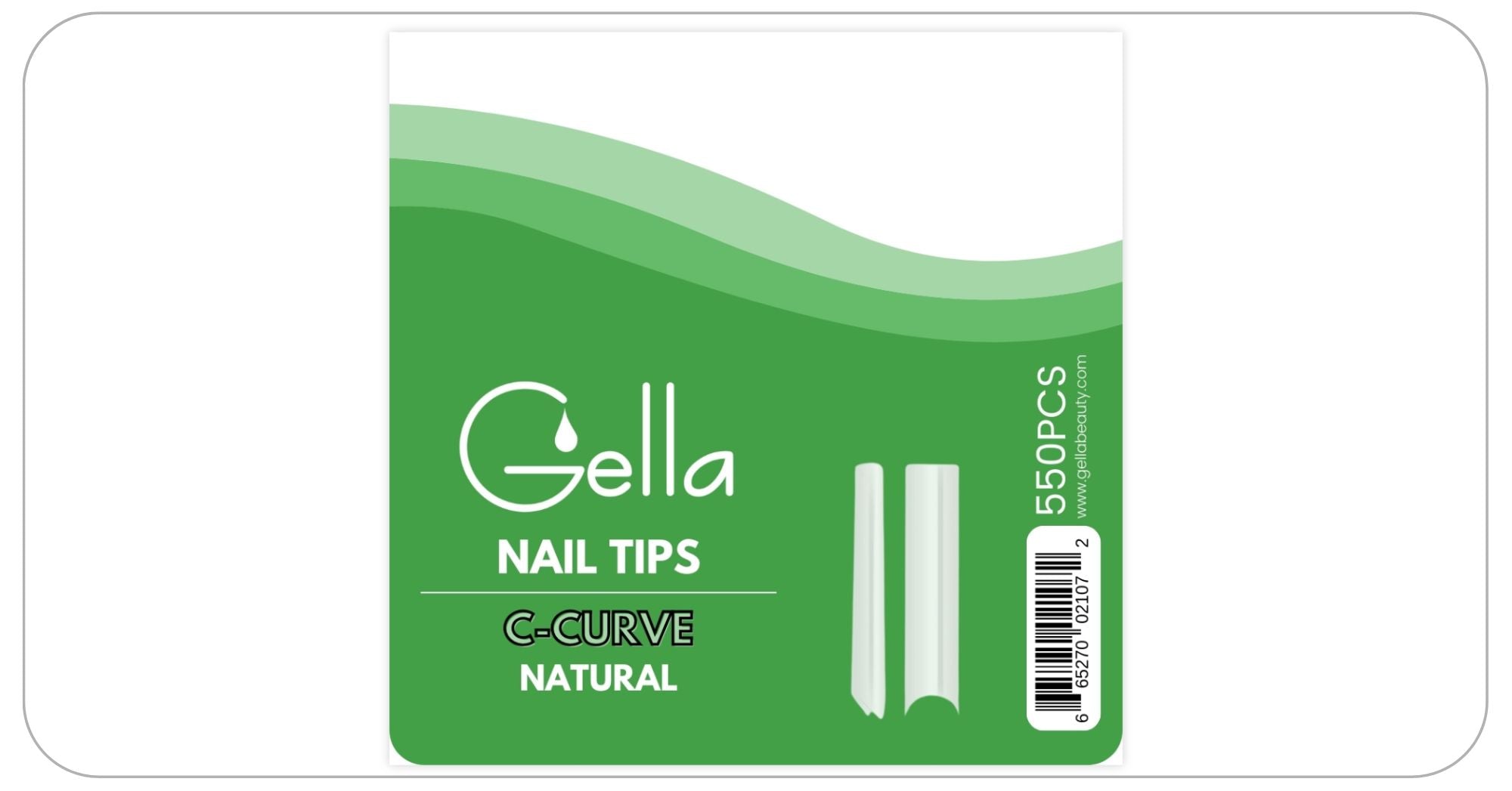 Nail Tips - C-Curve Natural