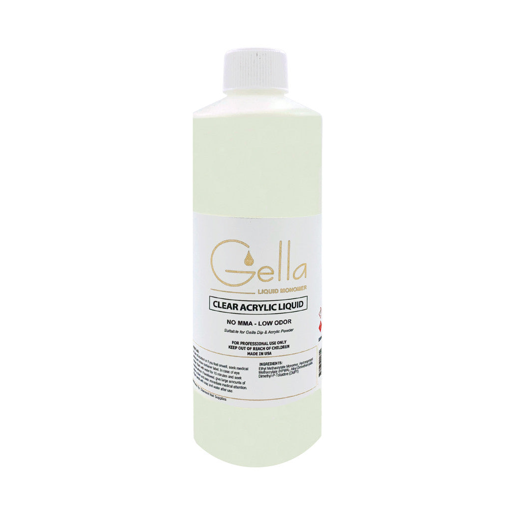 Gella Clear Acrylic Liquid Monomer NO MMA Diamond Nail Supplies