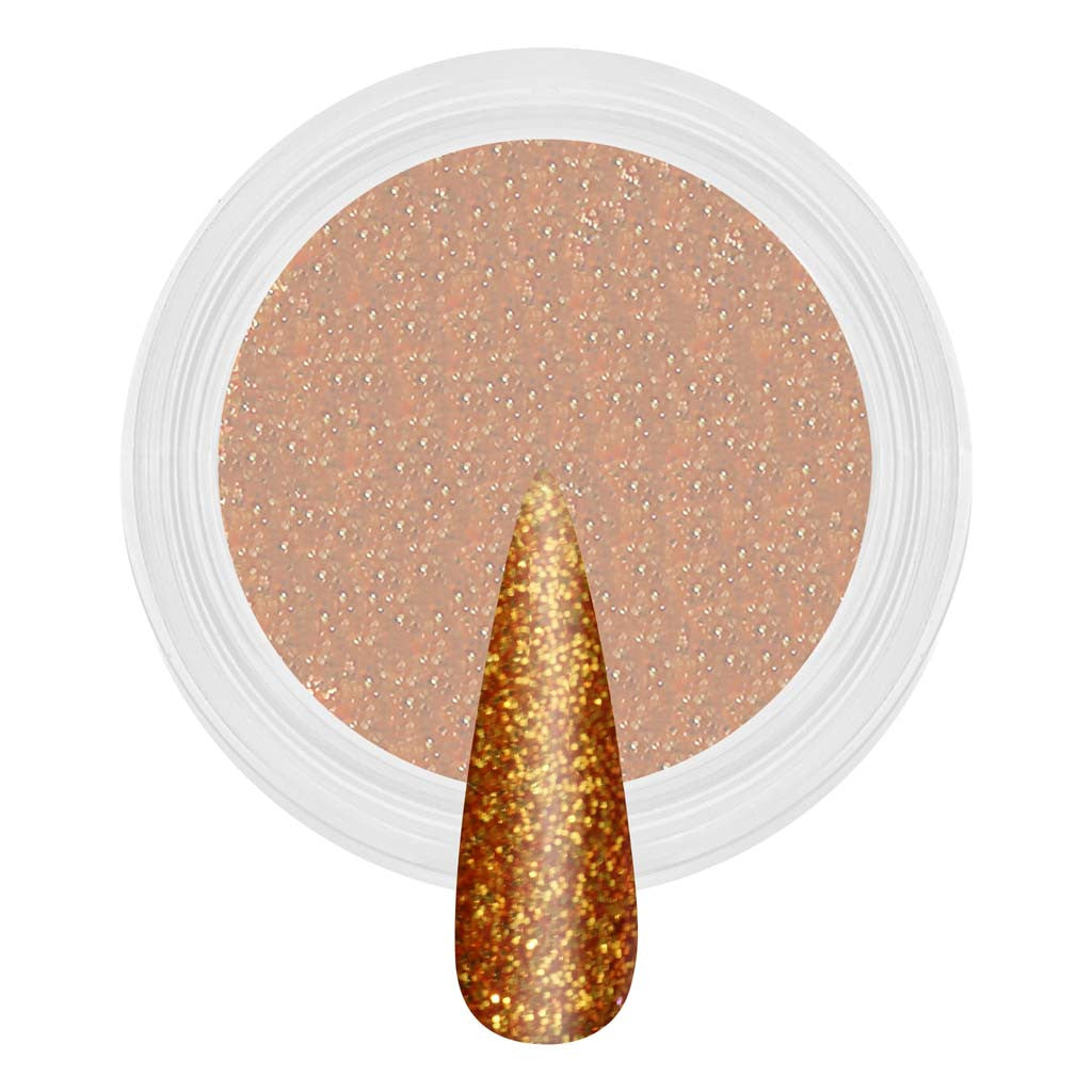 Dip & Acrylic Powder - D120 Metalic Gold Diamond Nail Supplies