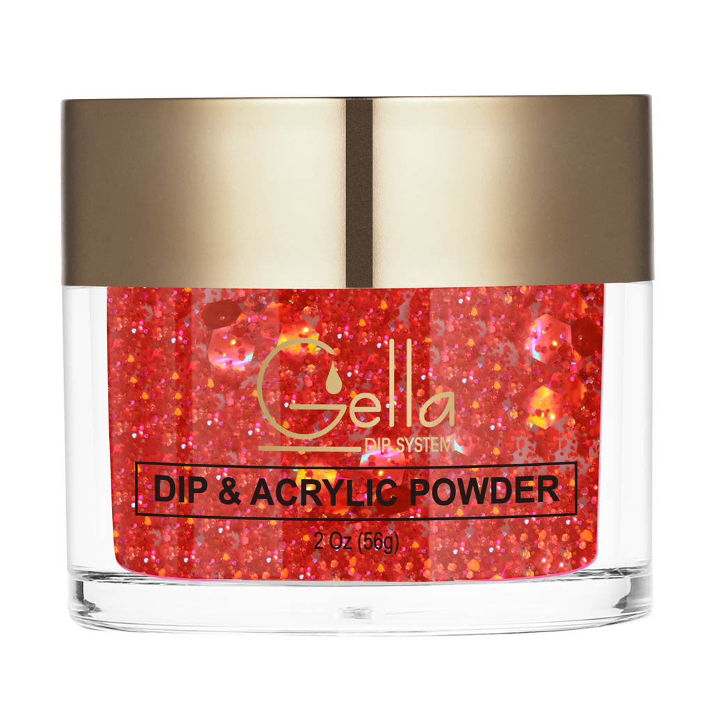 Dip & Acrylic Powder - D123 Stawberry Sprinkles Diamond Nail Supplies