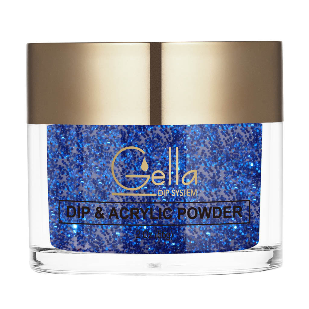 Dip & Acrylic Powder - D129 Bling On Blue Diamond Nail Supplies