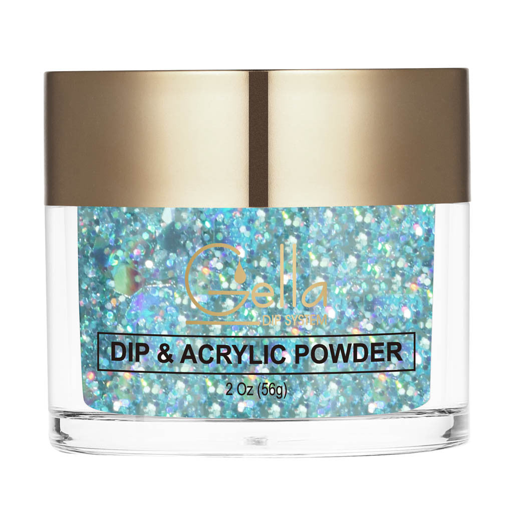 Dip & Acrylic Powder - D144 Blue Rain Diamond Nail Supplies