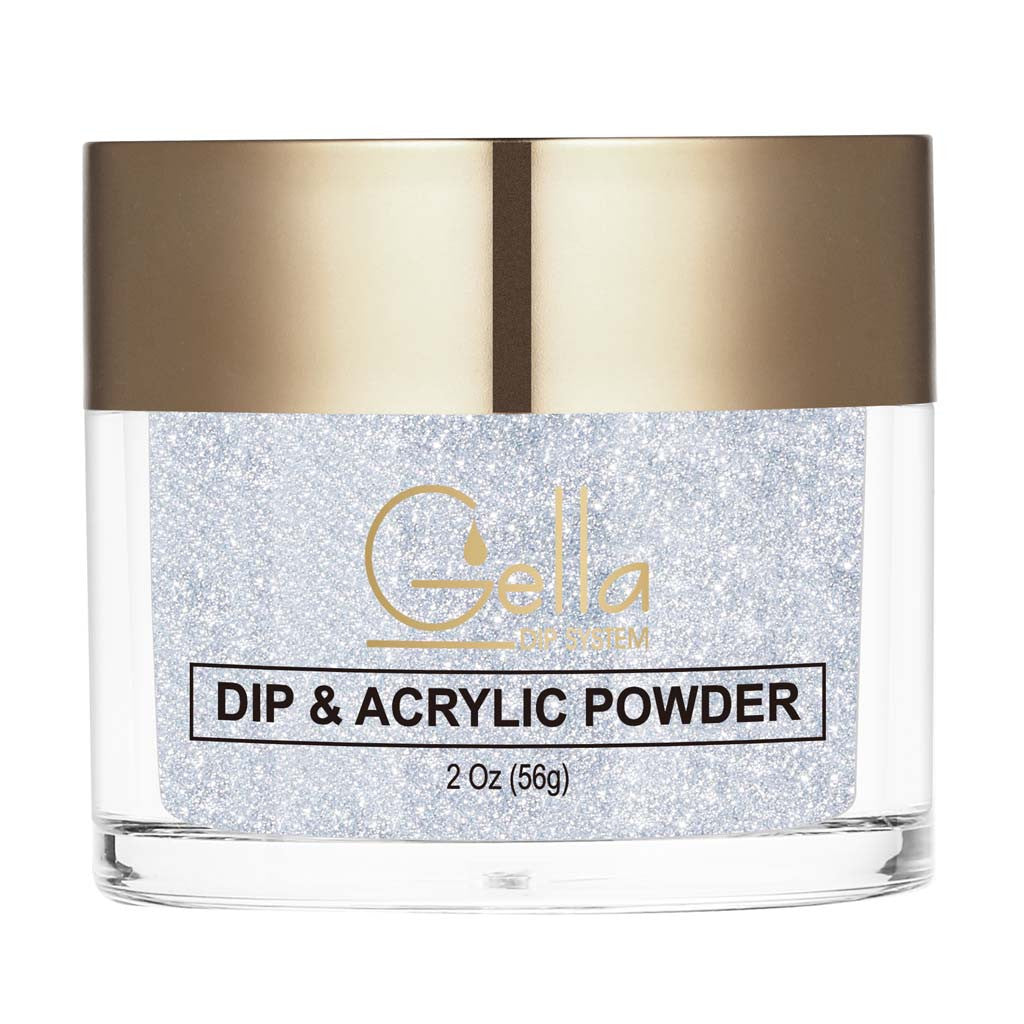 Reflective Dip & Acrylic Powder - D145 Silver Sparkle Diamond Nail Supplies