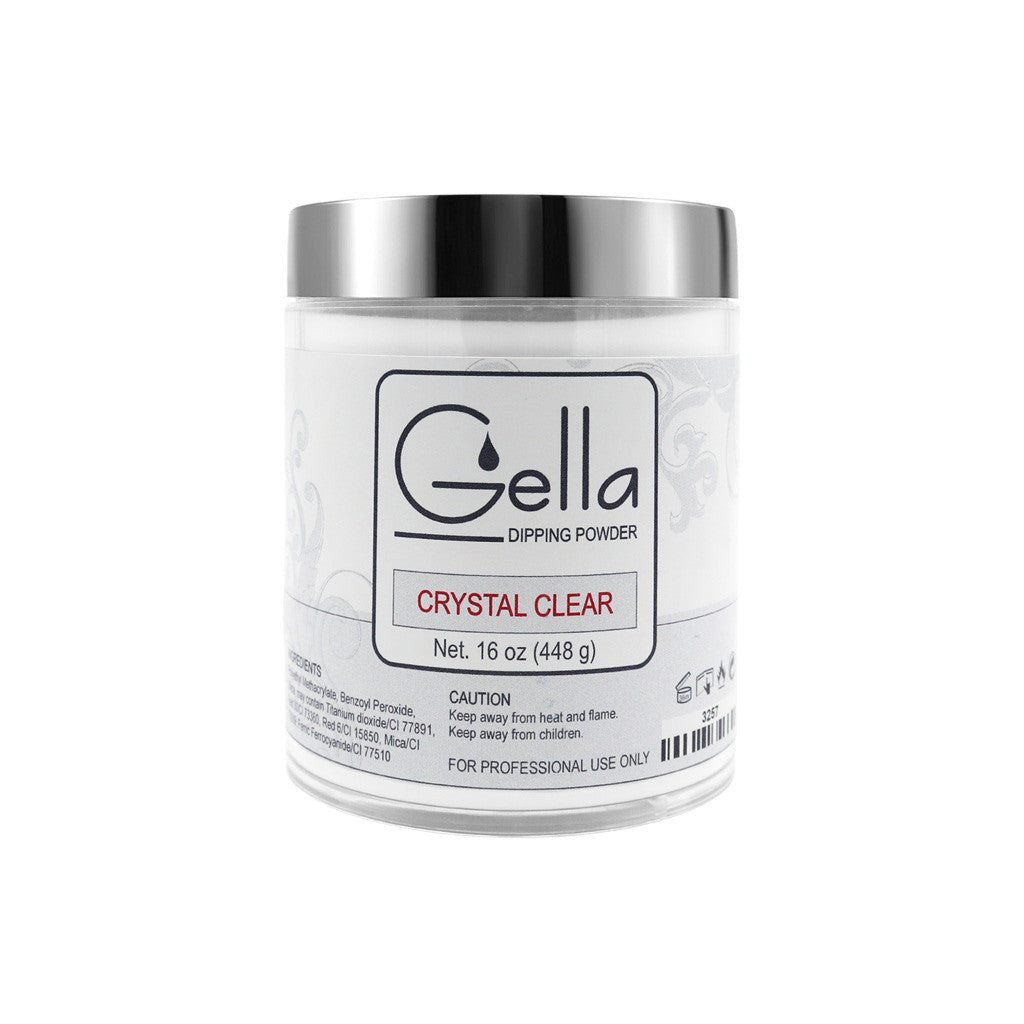 Dipping Powder - Crystal Clear 16oz Diamond Nail Supplies