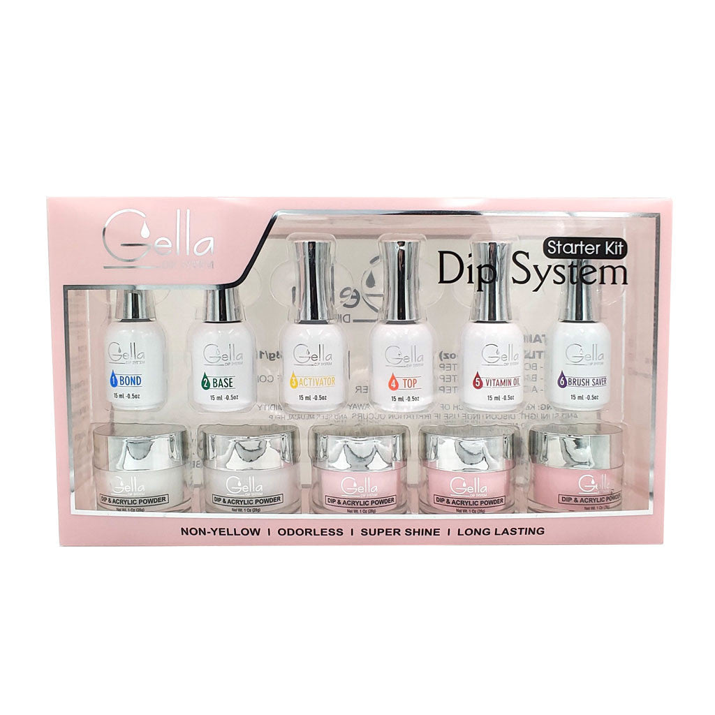 Gella Dip System French Starter Kit Diamond Nail Supplies