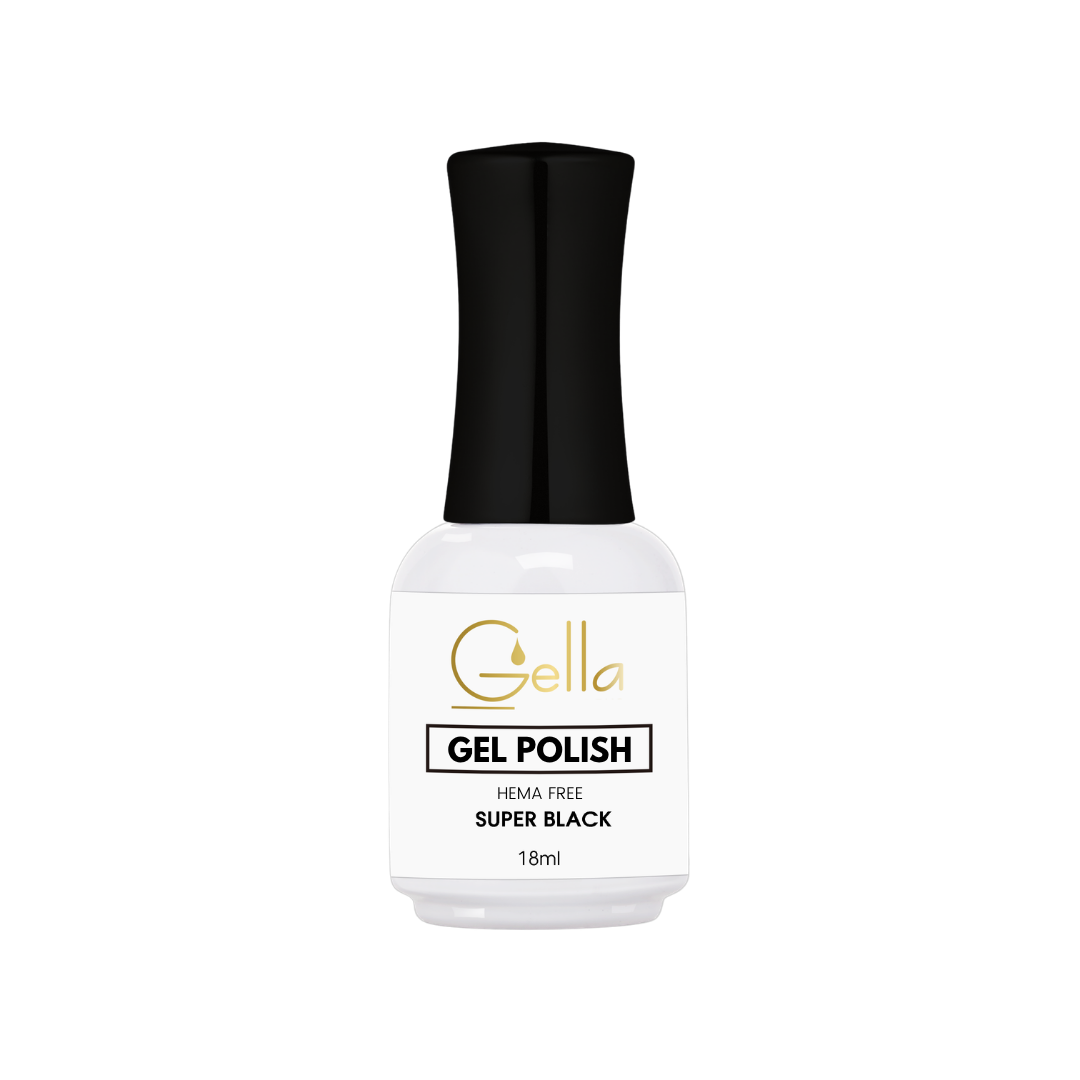 Gel Polish - Super Black 15ml