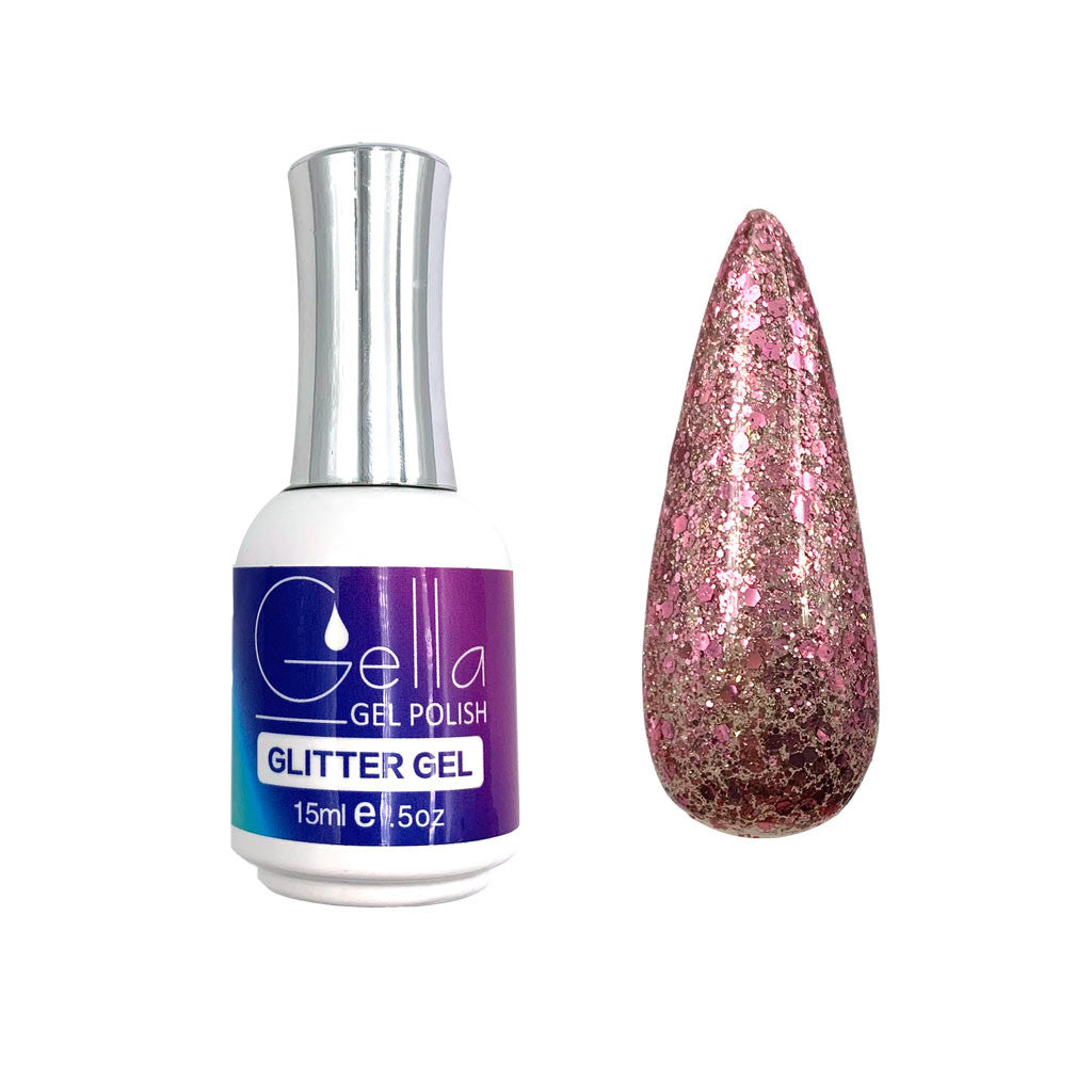 Gella Glitter Gel - 14 Diamond Nail Supplies