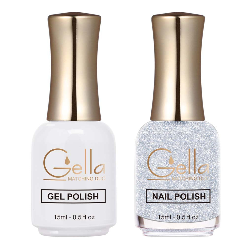 Reflective Matching Duo - GN145 Silver Sparkle Diamond Nail Supplies