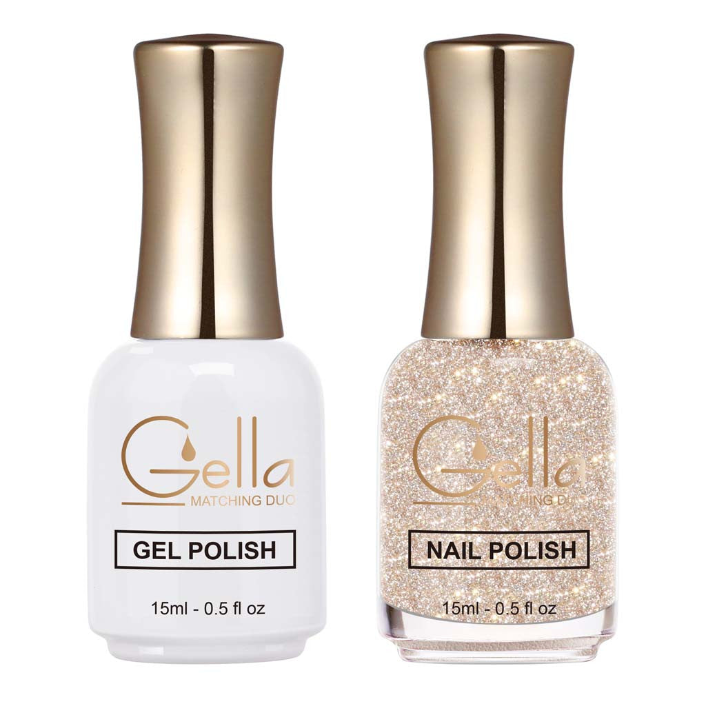 Reflective Matching Duo - GN149 Champagne Bubbles Diamond Nail Supplies