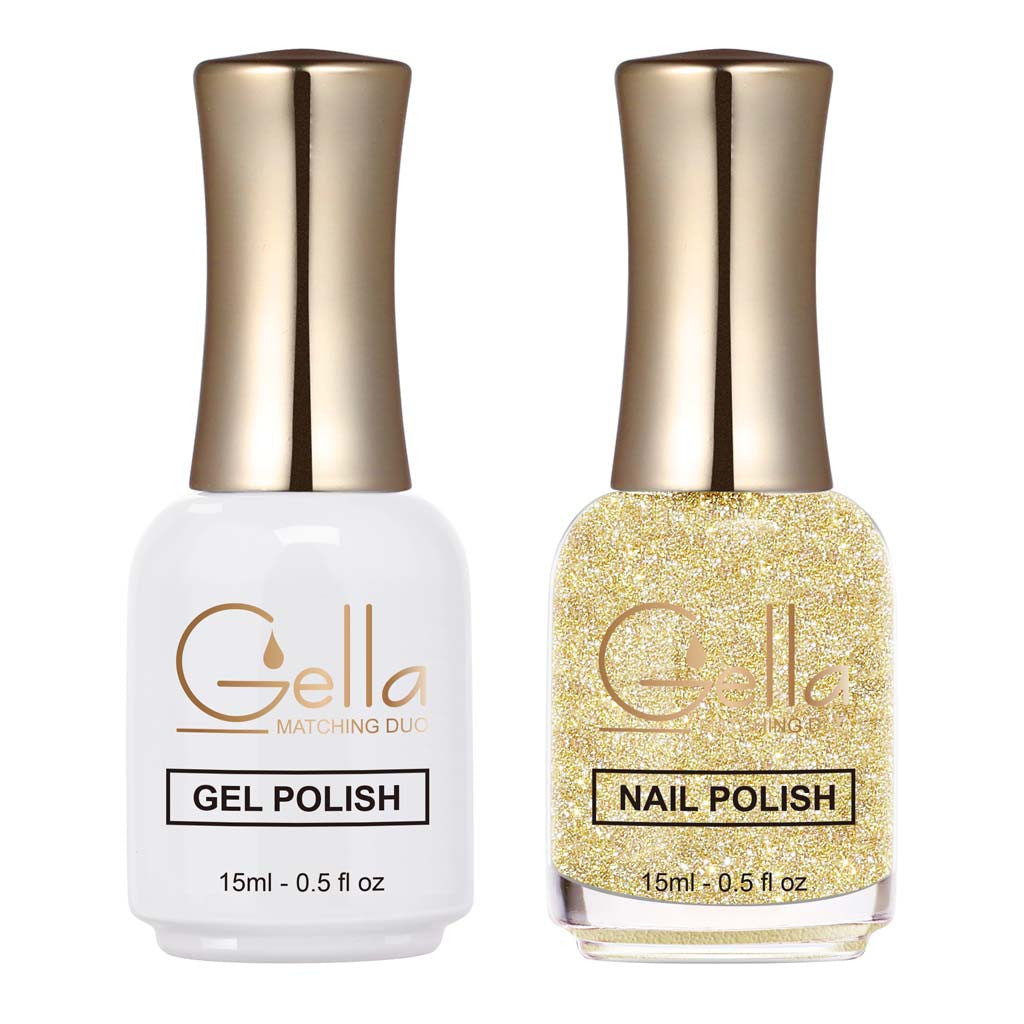 Reflective Matching Duo - GN150 24K Gold Diamond Nail Supplies