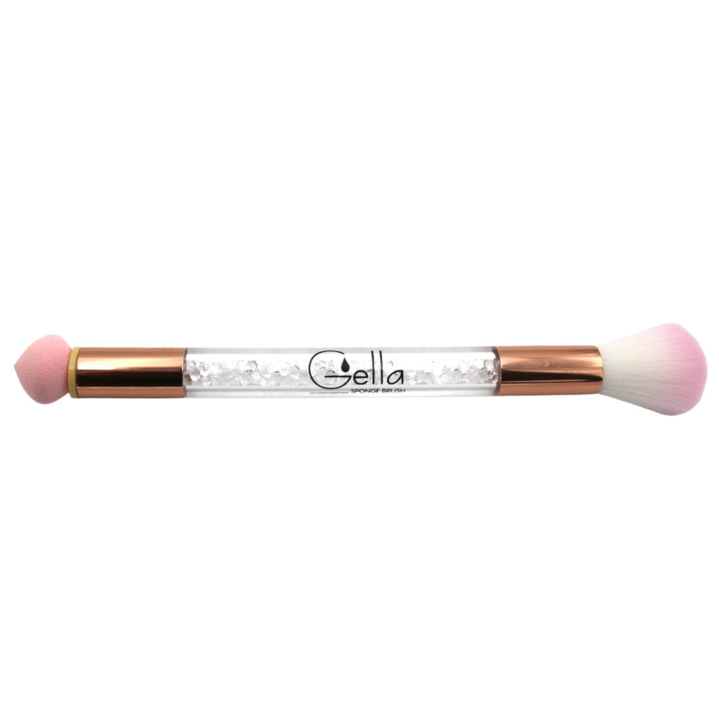 Gella Sponge Brush For Chrome & Ombre Pink Diamond Nail Supplies