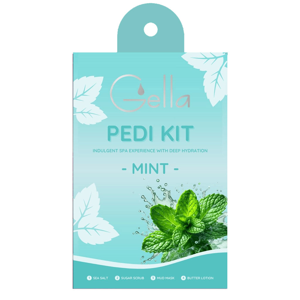 Buy Gella Pedi Kit 4 Steps - Mint 50pcs | Diamond Nail Supplies