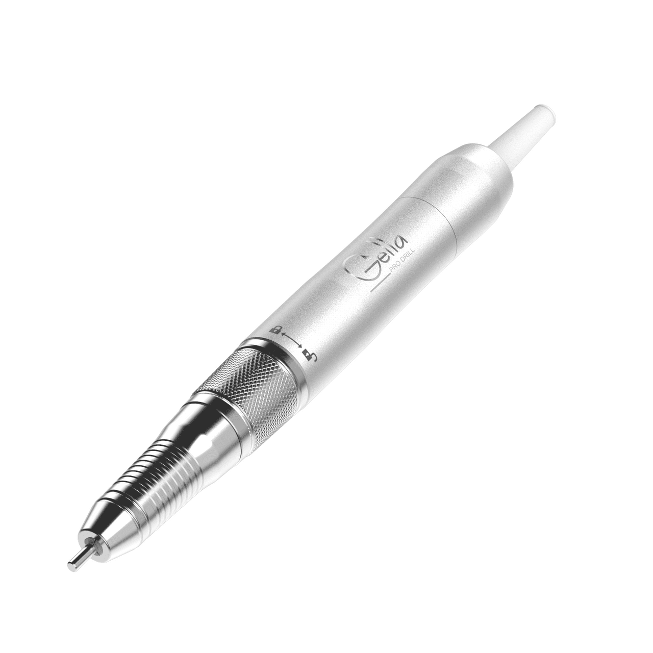 Gella Pro Drill Portable White + Premium Drill Bit Set Diamond Nail Supplies