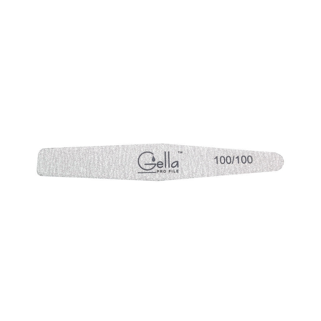 Gella Rhombus Zebra Pro File 100/100 Diamond Nail Supplies