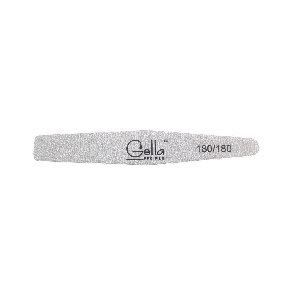 Gella Rhombus Zebra Pro File 180/180 Diamond Nail Supplies