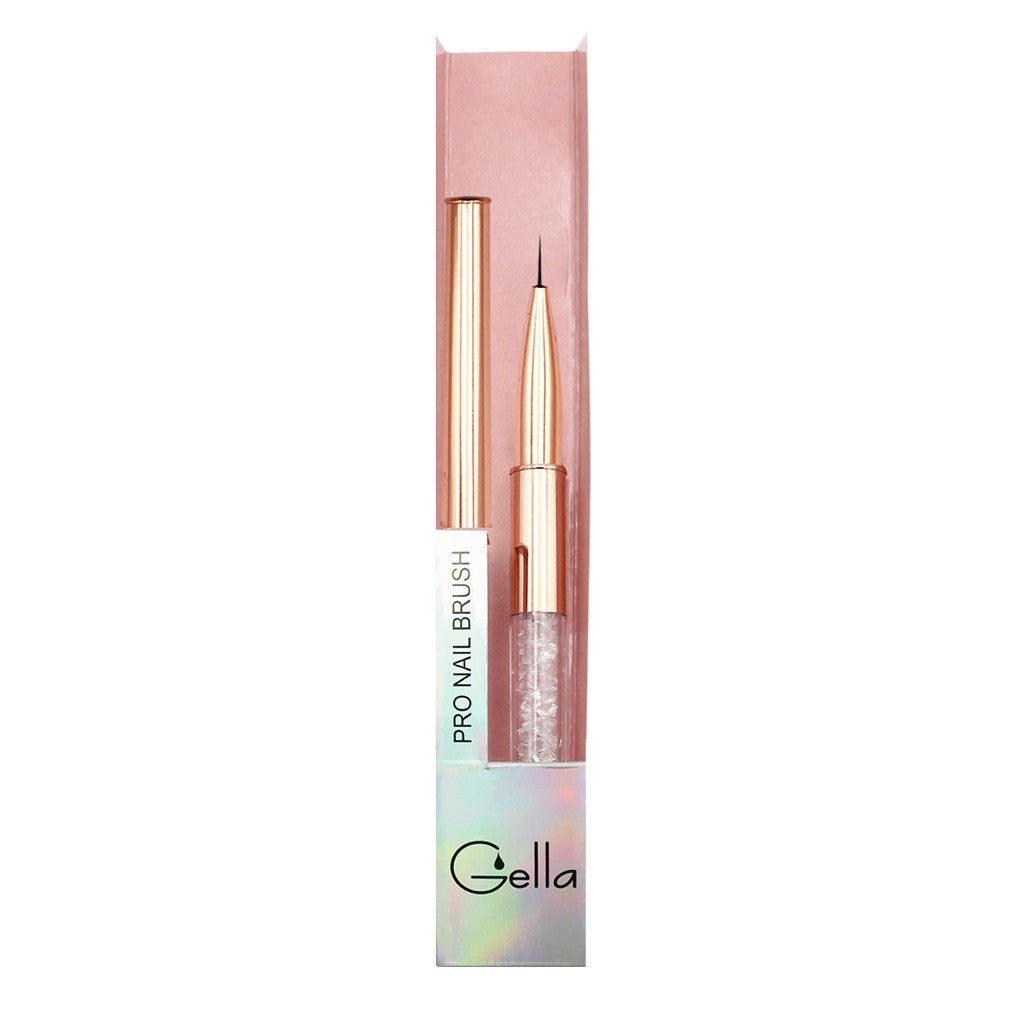 Rose Gold Crystal Liner Brush Diamond Nail Supplies