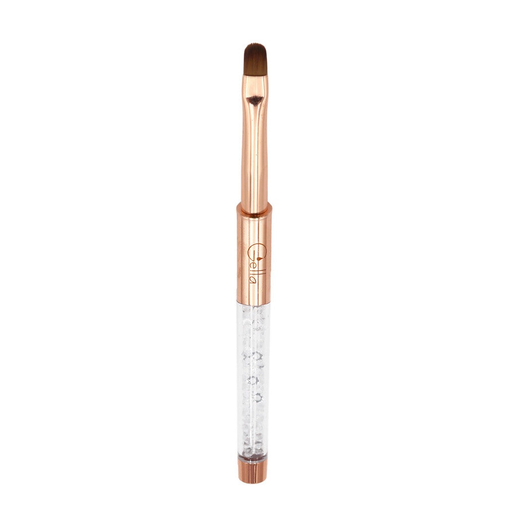 Rose Gold Crystal Oval Brush Diamond Nail Supplies