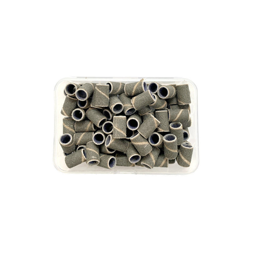 GE Sanding Bands Medium Black 100pc Diamond Nail Supplies