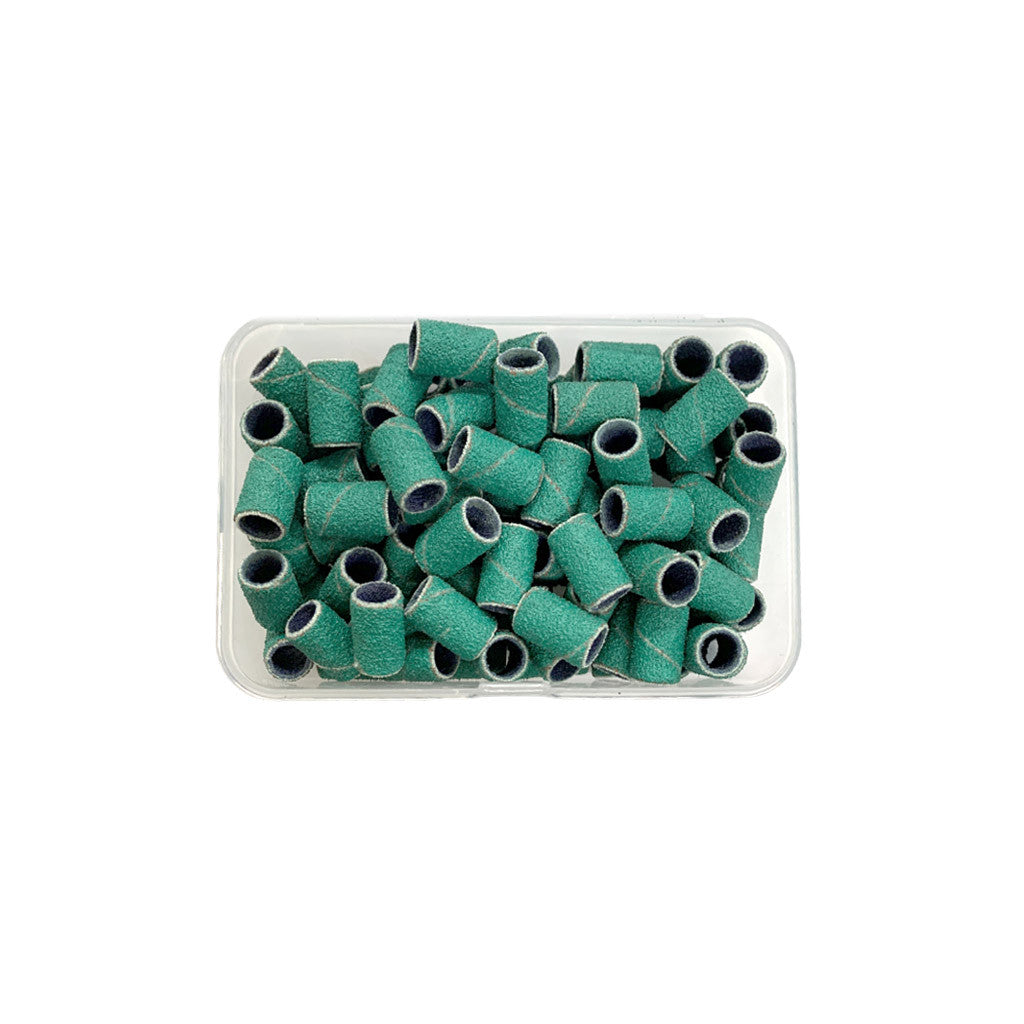 GE Sanding Bands Coarse Green 100pc Diamond Nail Supplies