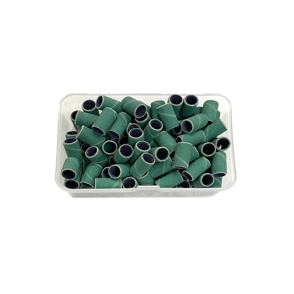 GE Sanding Bands Fine Green 100pc Diamond Nail Supplies