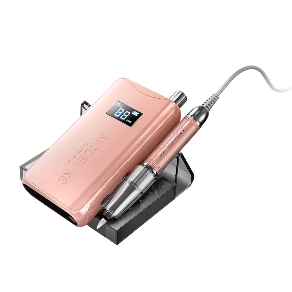 Model XS 2.0 Portable Wireless Drill Rose Gold Nail Drill
