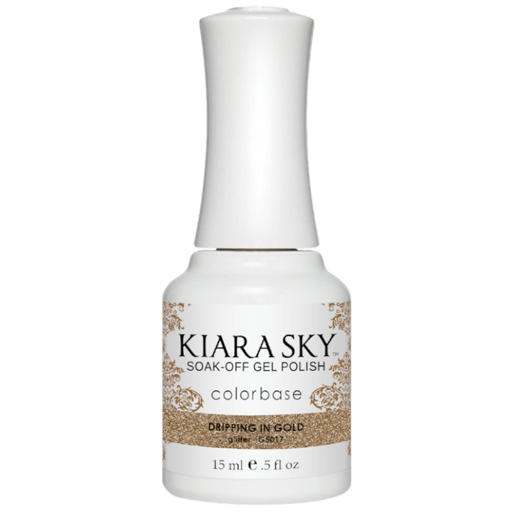 Gel Polish - G5017 Dripping In Gold Diamond Nail Supplies